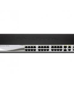 D Link 28 Port Fast Ethernet WebSmart PoE Switch ig2xgv i6pfta