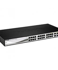 D Link DES 1210 28 24 Port Smart Switch with 2 Gigabit Ports rvnayu