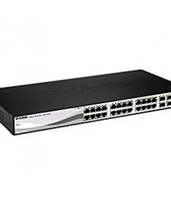 D Link DES 1210 28 24 Port Smart Switch with 2 Gigabit Ports rvnayu