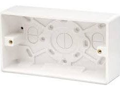 Double Wall Socket and 25mm Back Box