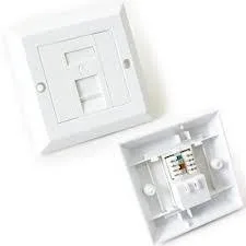 Siemon Cat 6 Single Face Plates with modules