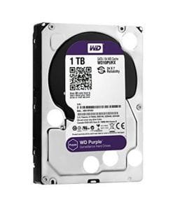 WD Purple 1TB Surveillance Hard Disk Drive – 5400 RPM Class SATA 6 Gbs 64MB Cache 3.5 Inch