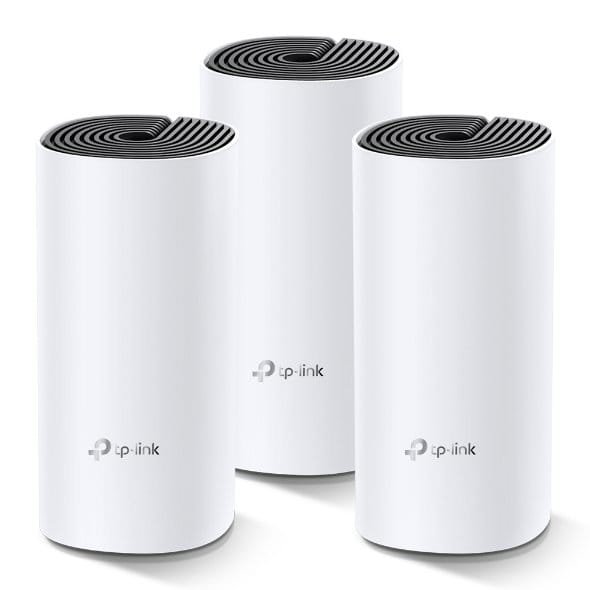 TP Link Deco M4 AC1200 Whole Home Mesh Wi Fi System 3 Pack