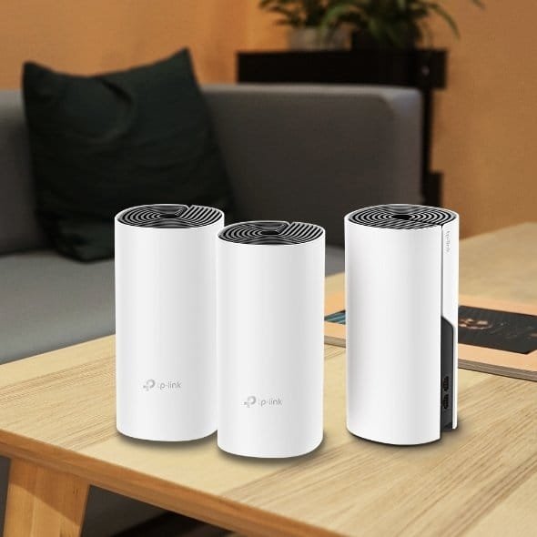 TP Link Deco M4 AC1200 Whole Home Mesh Wi Fi System 3 Pack3