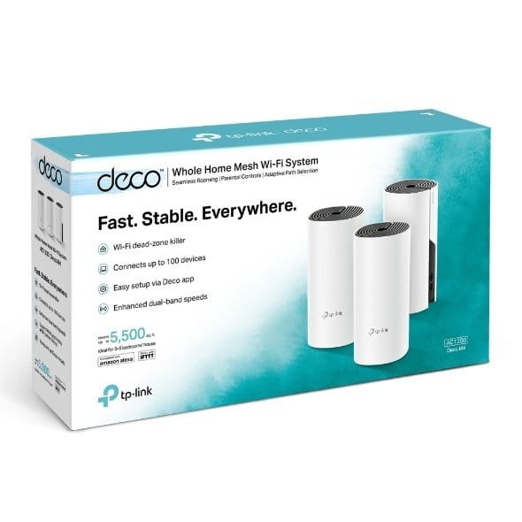 TP Link Deco M4 AC1200 Whole Home Mesh Wi Fi System 3 Pack8