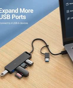 vention 0 15m usb3 0 type c 2 in 1 interface to 4 port usb 3 0 hub 33468329754790