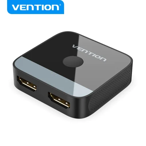 vention 2 port hdmi bi direction 4k switcher black abs type 36052784644262