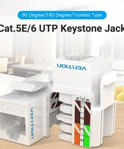 vention cat 5e utp keystone jack 35941138071718