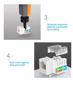 vention cat 5e utp keystone jack 35941138137254