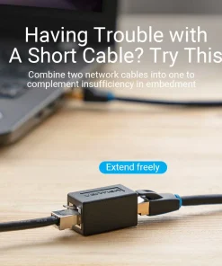 vention cat6 connector ftp cat6 5e ethernet adapter 8p8c network extender extension cable for ethernet cable rj45 connector 34533921325222