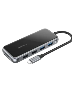 vention multi function 10 in 1 usb c docking station mirrored surface type 33517967311014