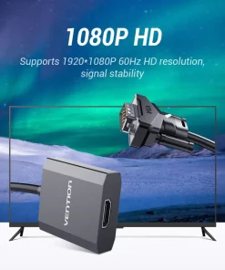 vention vga to hdmi converter with female micro usb and audio port laptop desktop 35940500504742