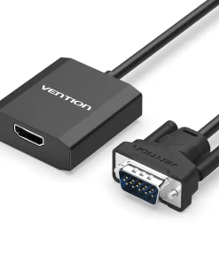vention vga to hdmi converter with female micro usb and audio port laptop desktop 35940500537510