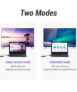 vention vga to hdmi converter with female micro usb and audio port laptop desktop 35940500734118