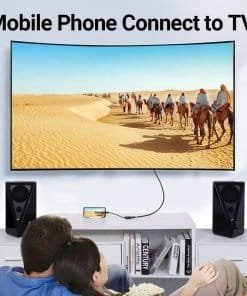 vention type c to hdmi adapter 0 15m black abs type 35840624689318