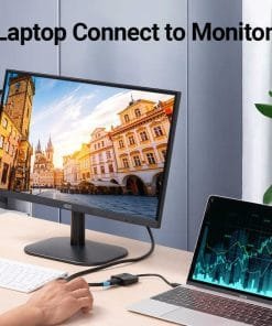 vention type c to hdmi adapter 0 15m black abs type 35840624754854