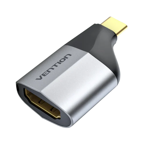 vention type c to hdmi adapter gray alloy type 34317184434342